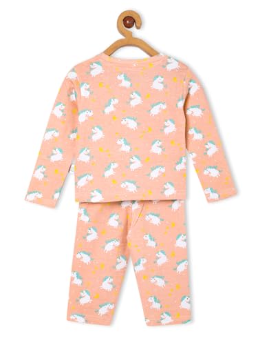 Image of The Mom Store Kids Cotton Night Suit for Boys and Girls | Breathable Night Dress for Kids Boys and Girls | Printed Nightsuit Pajama Set | Comfortable All-Season Sleepwear for Daily Use