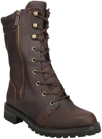HARLEY-DAVIDSON FOOTWEAR Women's Nolana 9" Motorcycle Boot, Brown, 9 | Image 1