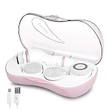 Rechargeable Facial Cleansing Spin Brush Set with 4 Exfoliation Brush Heads - Waterproof Face Spa Sy