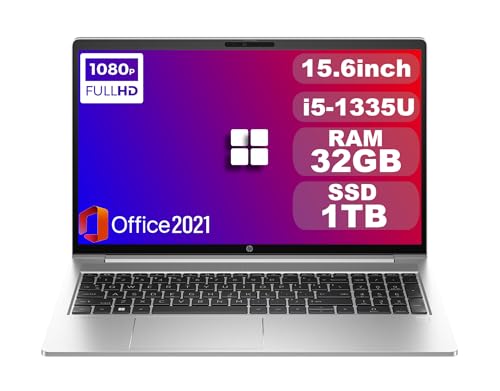 HP ProBook 450 G10 �m�[�g�p�\�R�� 15.6�^ FHD ��13���� Intel Core i5-1335U/������32GB/SSD 1TB/Windows 11 Pro/Office 2021/�w��F��/�e���L�[/WIFI6E/Bluet