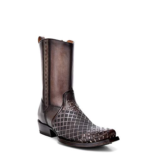 Cuadra Men's Boot in Genuine Leather with Zipper Black2