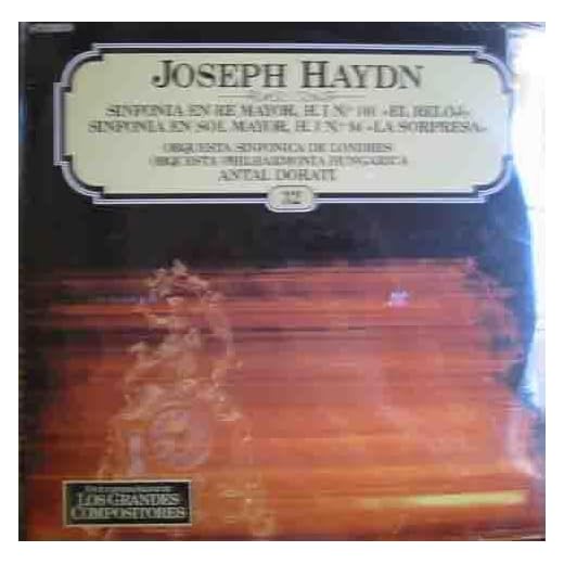 Disco Vinilo - Old vinyl .- JOSEPH HAYDN: SINFONIA EN RE MAYOR, H.I Nº 101 EL RELOJ, SINFONIA EN SOL MAYOR, H. I Nº 94 LA SORPRESA