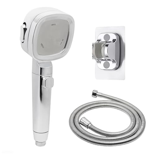 Hoite Juego de ducha para autocaravana con manguera y 3 tipos de chorro, ideal para caravanas, camping, casas móviles, baños y autocaravanas.