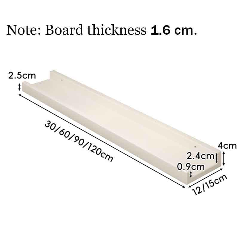 Mensola per termosifone, 30 x 12 cm, bianca, senza trapano, supporto da 6 cm, copertura moderna in alluminio per radiatori, resistente alla polvere e al fumo, decorazione per casa e ufficio