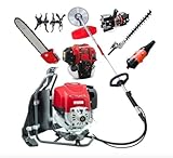 GX50 Backpack 4 Strokes Brush Cutter Weed Eater Lawn Mower Hedge Trimmer Pole...