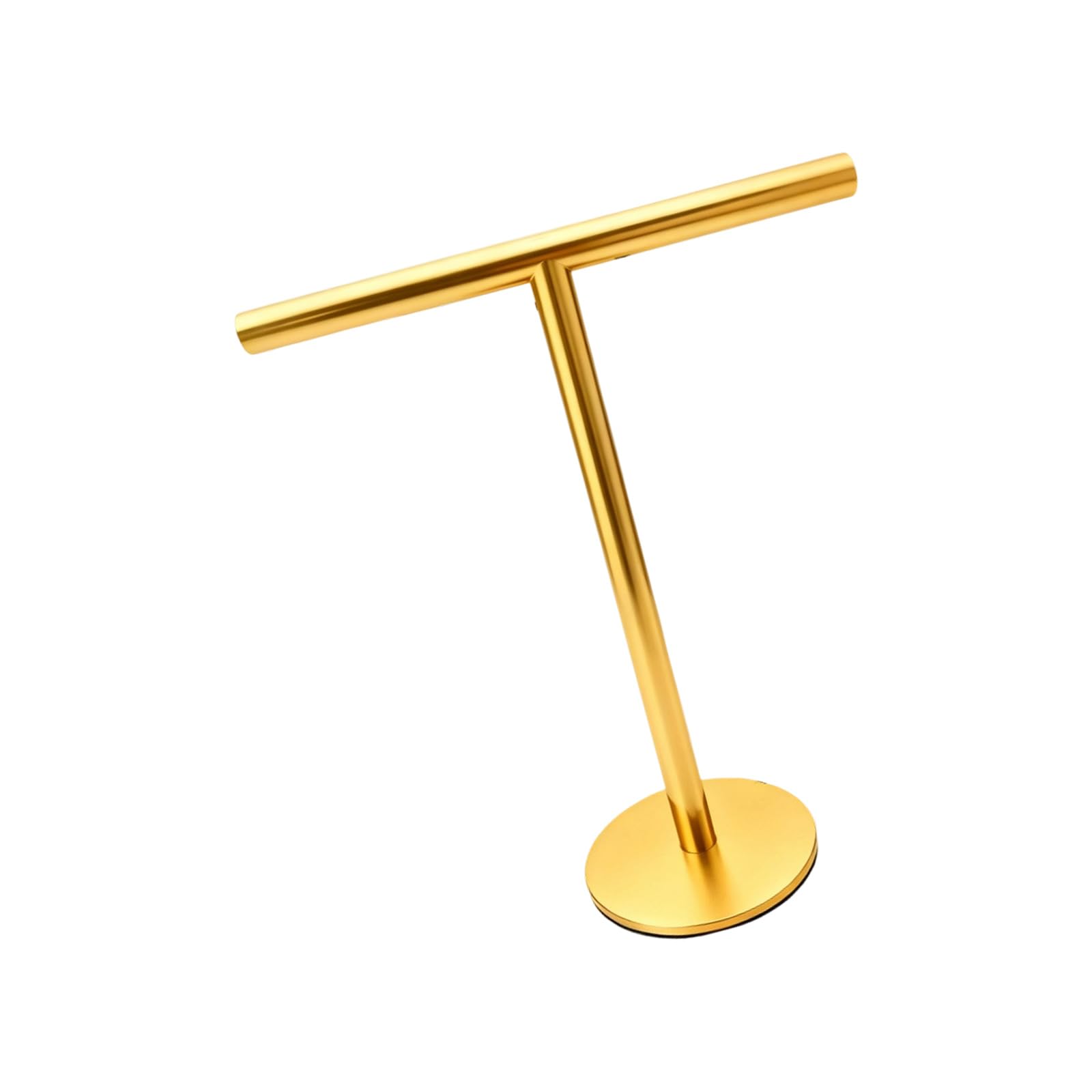 Toallero de acero inoxidable en forma de T para ba&ntilde;o sin taladro