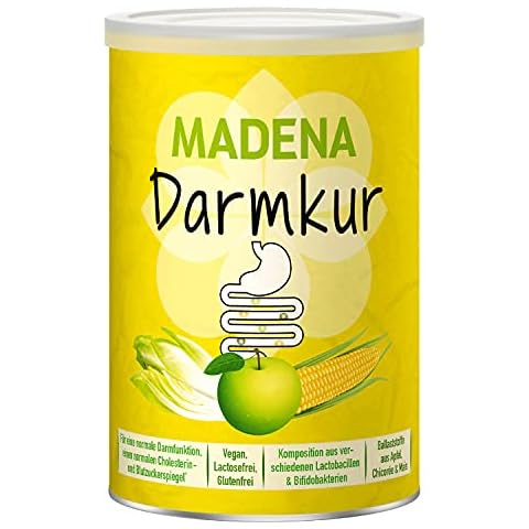 MADENA Darmkur, Inulin, Apfelpektin, resistente Stärke, Bifidobacterium breve, Bif. lactis, Lactobacillus casei, Lactobacillus gasseri, Lactobacillus plantarum, Lactobacillus rhamnosus Cover