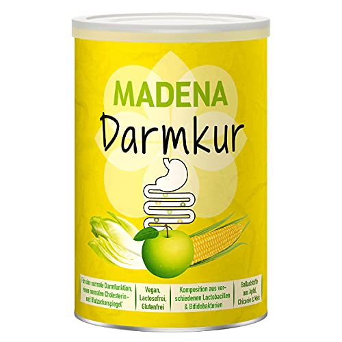 MADENA Darmkur, Inulin, Apfelpektin, resistente Stärke, Bifidobacterium breve,...