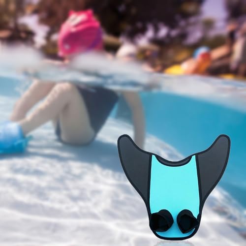 Aletas de natación para natación de Vuelta,Aletas de de Entrenamiento flotantes Cortas | de Piscina para , Buceo, esnórquel, Deportes acuáticos, Entrenamiento de natació - imagen 3