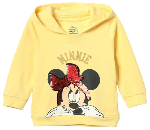 Image of Max Girls Sequinned Minnie Mouse Sweatshirt
