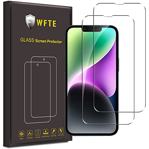 WFTE 2-Pack Screen Protector for iPhone 16E/14/13/13 Pro (6.1-Inch)