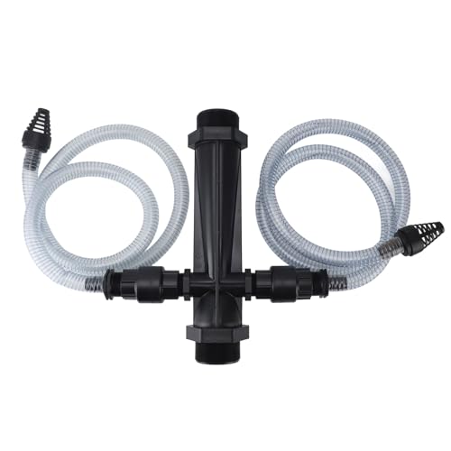 Generic Inyector de Fertilizante de Riego, Dispositivo Mezclador Eficiente para Riego por Goteo, Jardín, Agricultura, Plástico, 1 Unidad (3 pulgadas)