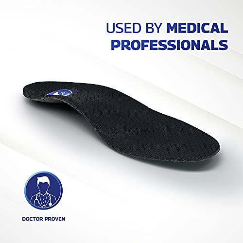 Image of Pure Stride Professional Men's Dress Orthotic - Shoe Insert & Support for Metatarsals, High Arch, Flat Feet - Pain Relief for Plantar Fasciitis, Arch, Heel - 1 Pair, Men's 11-11.5
