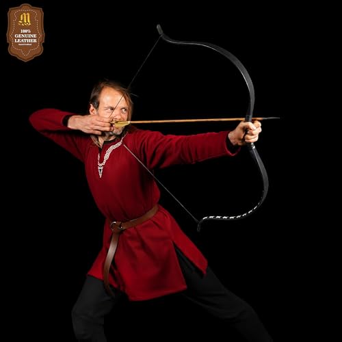 Mythrojan Medieval O Ring Belt Viking Leather Belt with 100% Genuine Leather for Medieval Events, LARP, Renaissance, Renfaire4