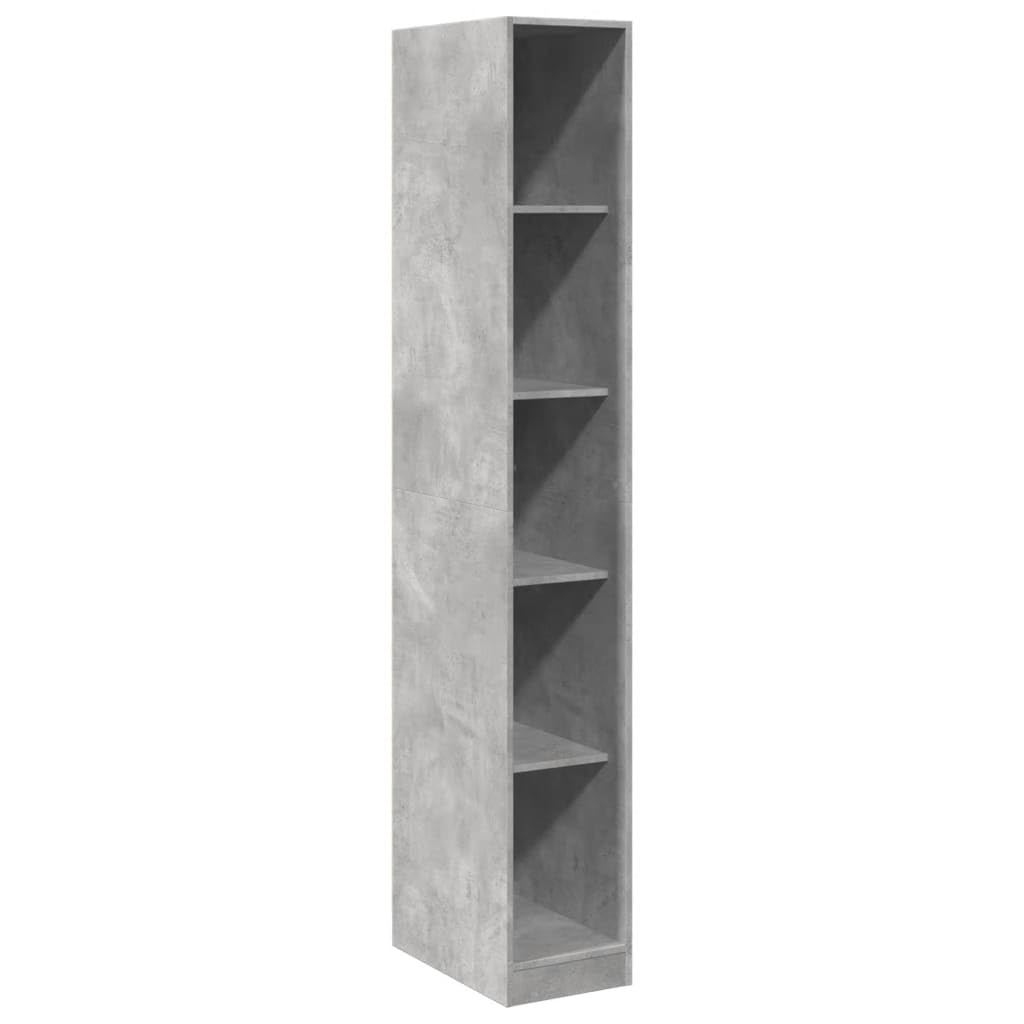 vidaXL Wardrobe, Closet for Bedroom Hallway, Clothes Storage Organiser with Door, Cupboard, Storage Organiser, Armoire, Concrete Grey Engineered Wood