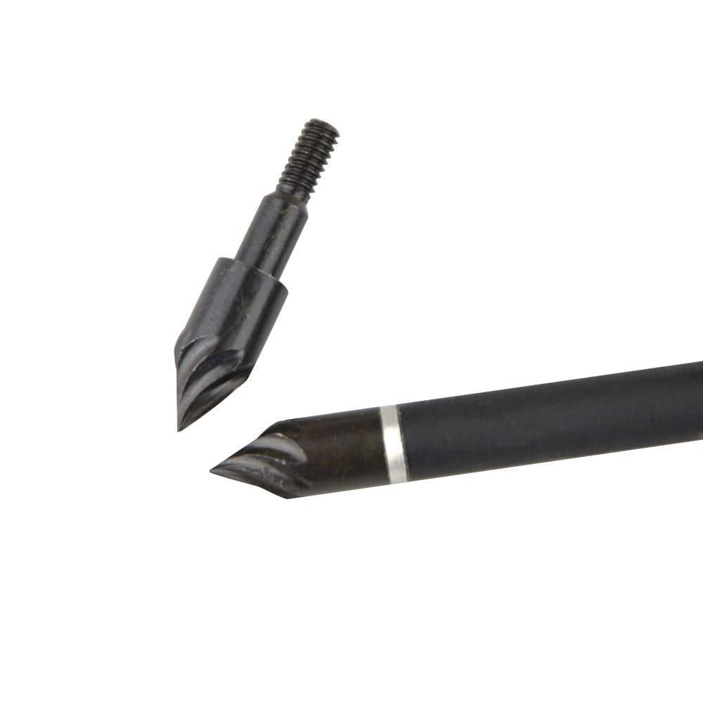 N+A Sharrow 12/24pcs Archery Broadheads Arrowhead Screw in 75 Grain