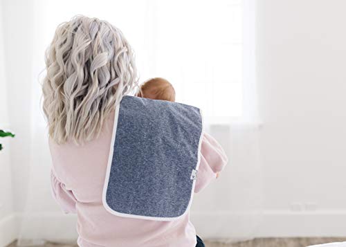 Copper Pearl Premium Baby Burp Cloths - 3-Pack Large Cotton Burp Cloths, Extra Soft Spit Up Rags with 3 Absorbent Layers, Perfect for Baby Boy and Baby Girl Gifts (21" x 10" Size, Lennon Set)4