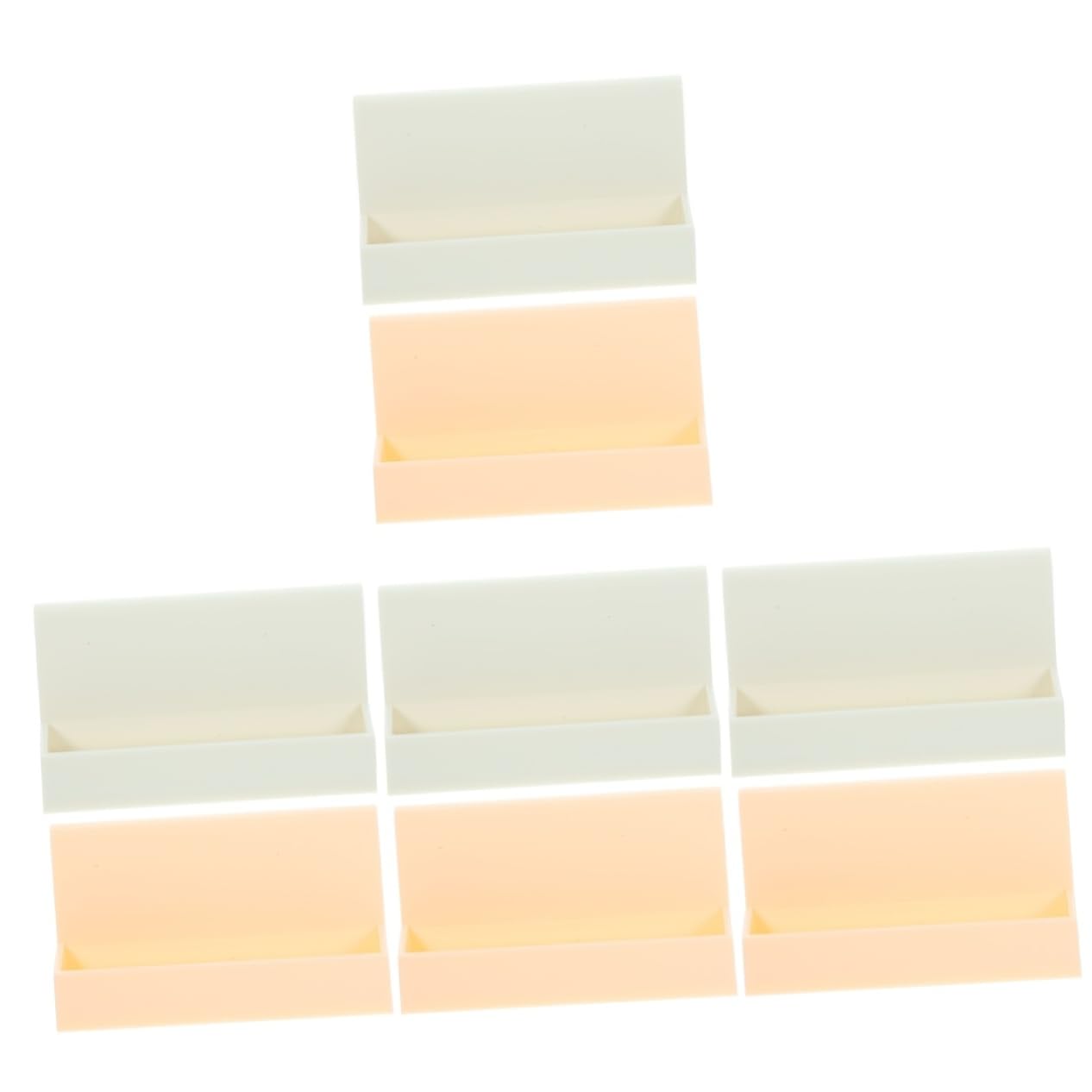 Lurrose 4 Set Portacarte Ufficio Per Biglietti Visita Design Elegante E Stabile Per Esposizione E Organizzazione Ufficio 2 Pezzi*4