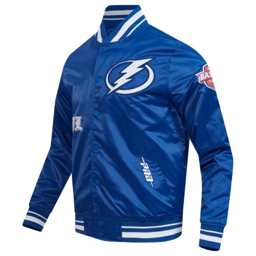 Image of Pro Standard Mens NHL Old English Satin Jacket