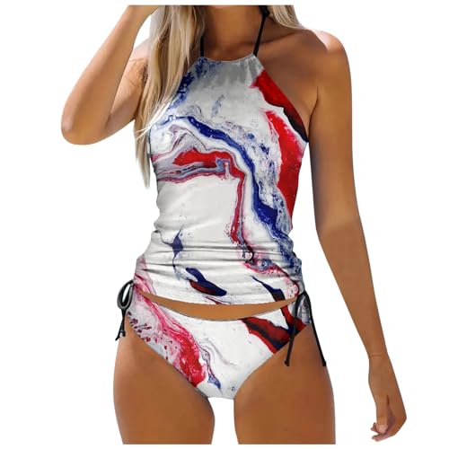 Maillot de bain femme imprimé avec coussinet amovible et bikini sexy fendu