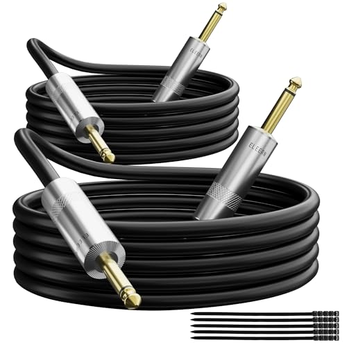 Câble de guitare 1/4 TS asymétrique parfait pour vos sessions de studio