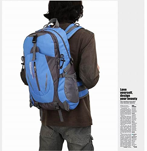 Mochila impermeable de senderismo 35L para niños negra miniatura 6