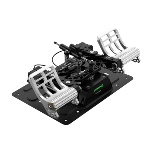 WINWING Orion Metal Flight Rudder Pedals (With Damper Edition) - Full Metal Frame, Stainless Steel Center-Return, Quick-Swap Springs, Realistic Aircraft Control, 3 Control Modes, Hall Sensors