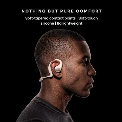 Image of Noise Pure Pods 2 Wireless Open Ear Earbuds with AirWave Technology, Spatial Audio, Up-to 50H Playtime, Quad Mic with AI ENC, 14.2mm Neodymium Driver, Detachable Pure Band, BTv5.4, IPX4 (Prime Black)