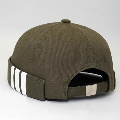 Image of Dome Brimless Hats for Women Men Beanie Docker Cap Sailor Skull Cap