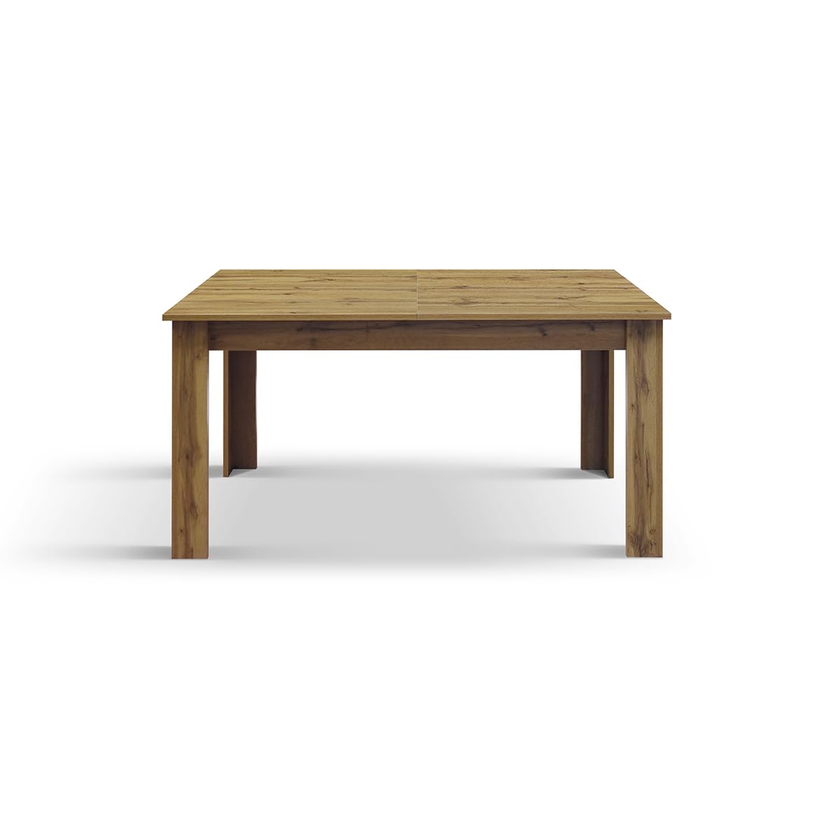 PAZZO DESIGN Tavolo Allungabile Mariano, Piano In Nobilitato Melaminico, Rovere Rustico, Tavolo Da Cucina, 120x80x75 cm, Made In Italy - id_2198