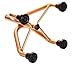 Crutches Old Man's Adjustable Quad Cane - Lightweight Walking Stick for Men & Women Walking Stick, with Lights (Color : Gold)