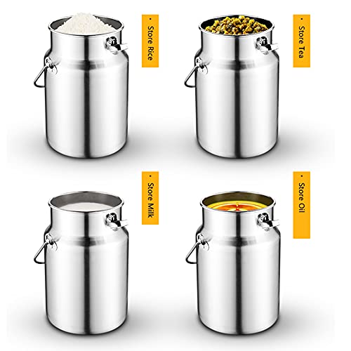 Baril à lait de qualité supérieure en acier inoxydable 201 étanche 3L - 7