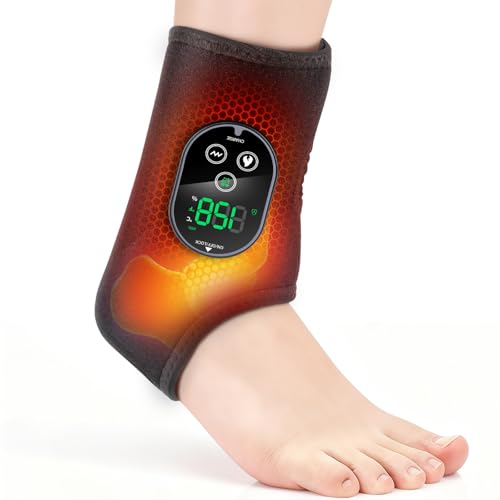 Cordless Foot and Ankle Massager Black
