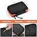 Hard Case Compatible with SIMO Solis 5G/ for Pro 5G WiFi Mobile Hotspot, Travel Router for Hotel WiFi Storage Holder Bag with Mesh Pocket for Charger USB Cable & Accessories (Box Only) - Black