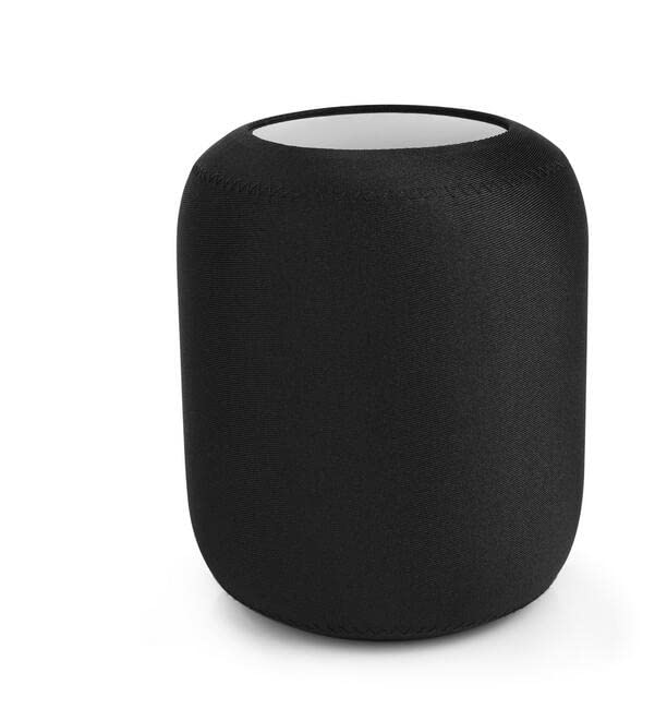 Coyktonty Protective Cover for Apple Smart Speaker dust Cover Homepod1/2 Audio Waterproof Elastic Storage (Black)