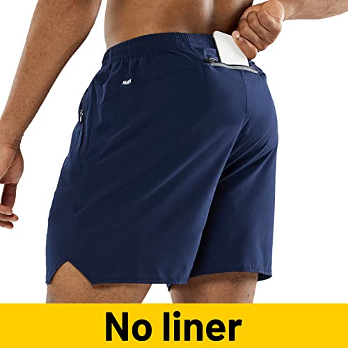 Image of MIER Men's Workout Running Shorts Lightweight Active 5 Inches Shorts with Pockets, Quick Dry, Breathable