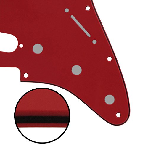 FLEOR Pickguard de guitare style SSS 11 trous avec boutons de volume de tonalité 2T1V 5 voies et embouts d’interrupteur… - Les Beatles, Paul McCartney, John Lennon, RIngo Starr, George Harrison FLEOR Pickguard de guitare style SSS 11 trous avec boutons de volume de tonalité 2T1V 5 voies et embouts d'interrupteur… – Image 5