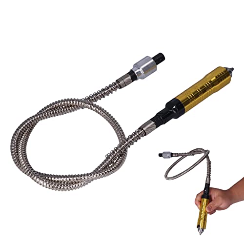 Flexibele schacht voor slijpmachines. Flexibele schachtbevestiging met boorkop voor elektrische slijpmachine of elektrische boormachine - Afbeelding 5