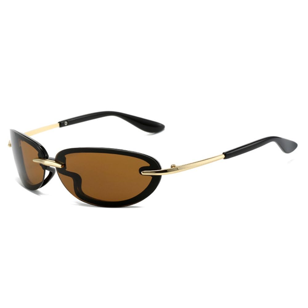 Lunettes de soleil œil de chat rétro ovale pour protéger vos yeux du soleil - 8