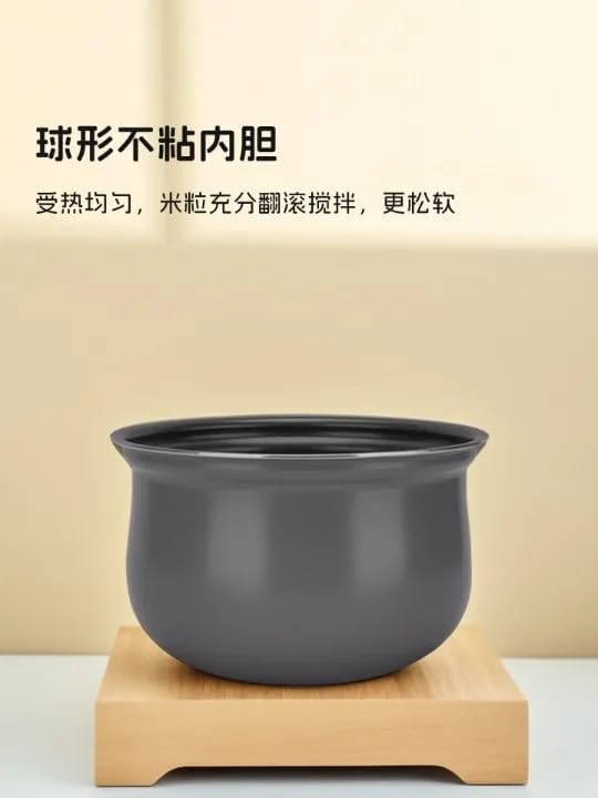Electric Rice Cooker Inner Pot Compatible For Daewoo Electric Pressure Cooker 4L Inner Pot DY-YLG01 Non Stick Inner Pot Inner Pot Container Replacement Inner Pot Kitchen Tools Rice Cooker Parts
