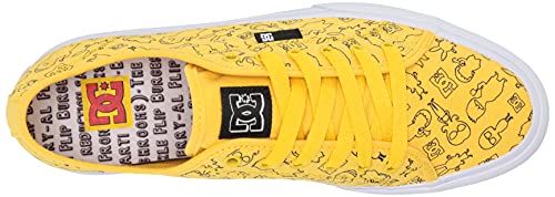 DC Shoes DC mens Manual Skate Shoe, Bobs Burgers Mustard, 8 US