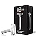 Shaveology Double Edge Razor for Men - Includes 5 Platinum Refill Double Edge Butterfly Safety Razors, Chrome Handle