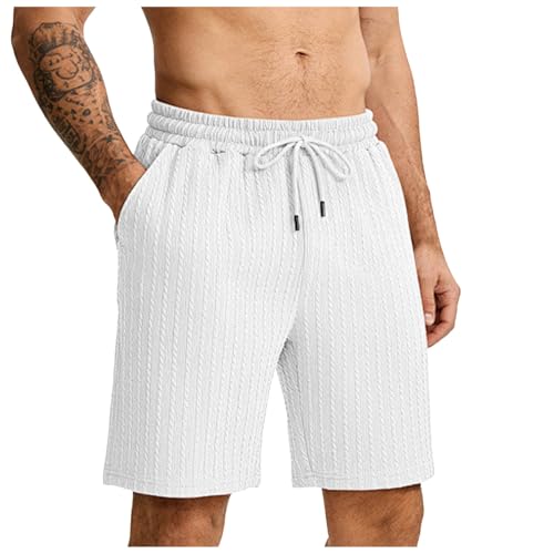 Short de jogging en coton compact de loisirs sportifs tendance