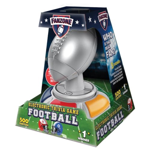 Ultra Pro Fanzone: Football Trivia Game - WHO is The Real Fan? Family Party Game Night, Sports Quiz Challenge, Electronic Buzzer, Scoremaster, Gift for Football Fans