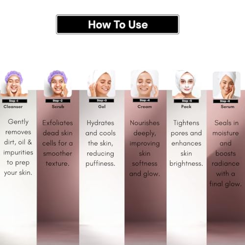 Image of Caryl Insta-Glo & Detan Facial Kit Combo For Exfoliates, Minimizes Pores, Remove Tan & Dark Spot, Brightening Skin & Even Tone With Glycolic Acid, Licorice|All Skin Types 30g (Pack of 2 + 10 Wipes)