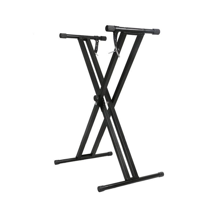 Image of blueberry R-13 Heavy Duty Double-X Adjustable Keyboard Stand | Universal Piano Stand for Yamaha, Casio, Roland & All Digital Keyboards
