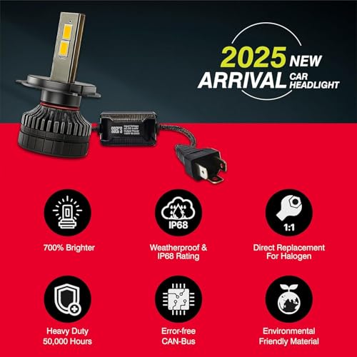 Image of Super Bright LED Headlight Bulb 130Watt | High & Low | Dual Beam With Cooling Fan | Universal for Car (1)