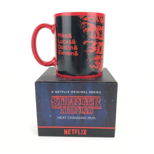 Erik SCMG25282 Taza Termocolora Stranger Thinks 9 x 8 Estuche, 315 ml, Cerámica