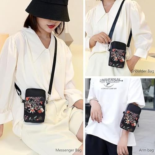 Image of Crossbody Mobile Sling Bag for Women |Stylish Phone Pouch with Detachable Strap & Adjustable Keychain|Mobile Purse|Versatile Mobile Pouch for Women