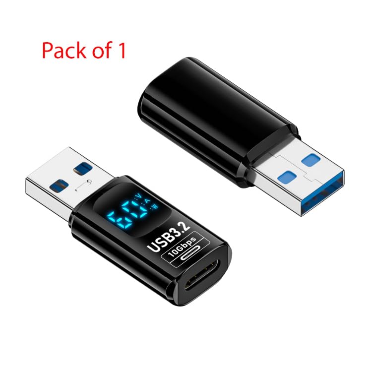 Image of Tobo USB C Female to USB Male Adapter, USB 3.2 A to USB C Adapter SuperSpeed Data Sync Compatible with iPhone 15 Plus Pro Max,Type-C Earphone, Laptop, Charger, Quest Link TD-1324CC